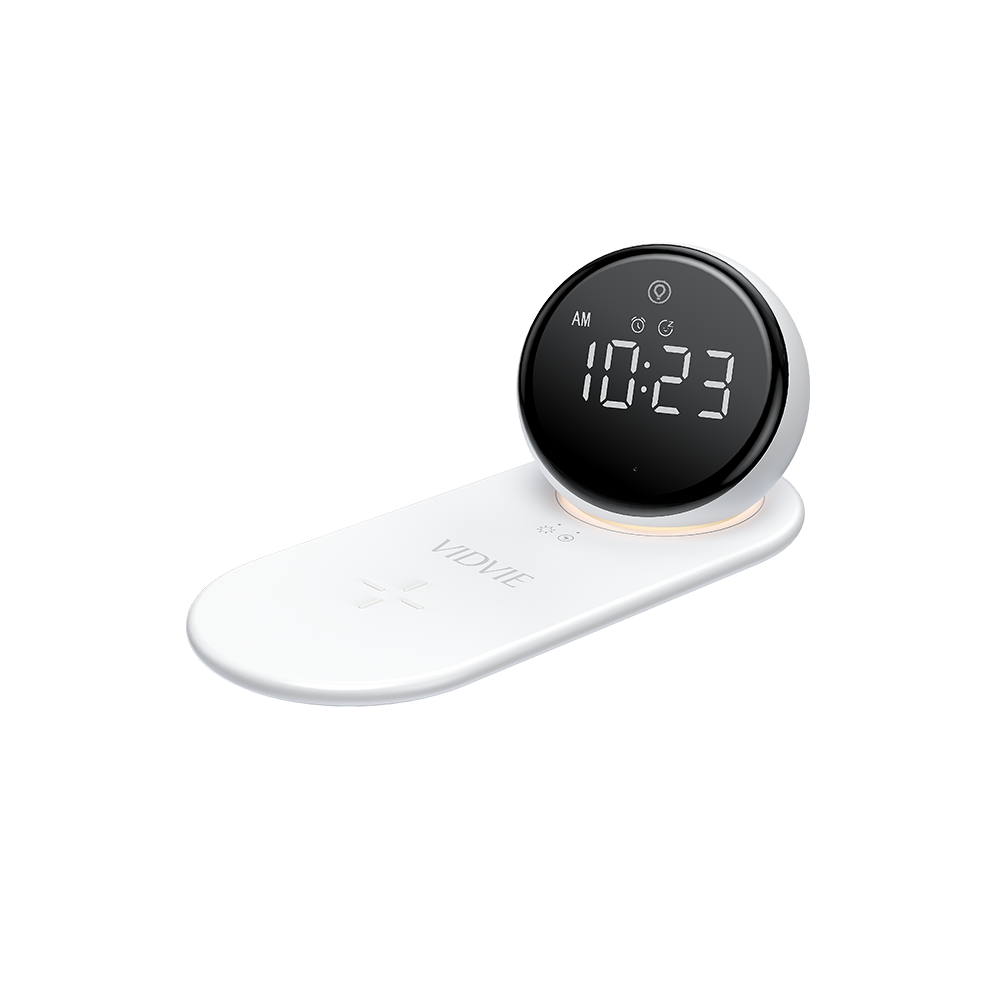 VIDVIE 15W Portable Bluetooth Speaker with Wireless Charger Stand