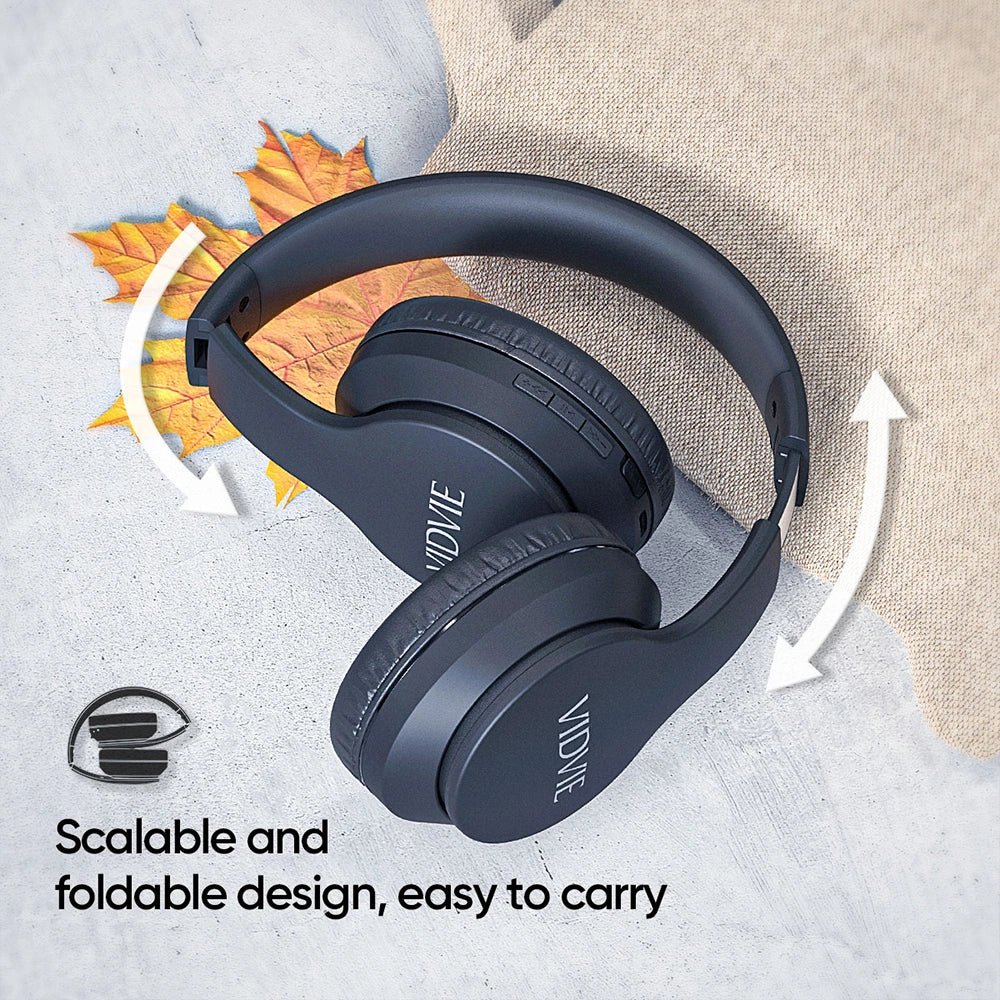 VIDVIE Bluetooth Foldable Bass Headphones