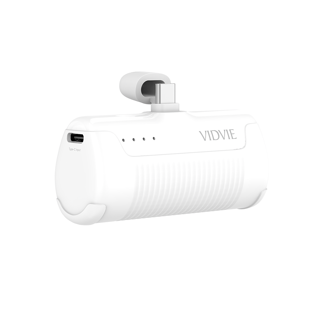 VIDVIE 5000MAH Mini Pocket portable powerbank with Type C