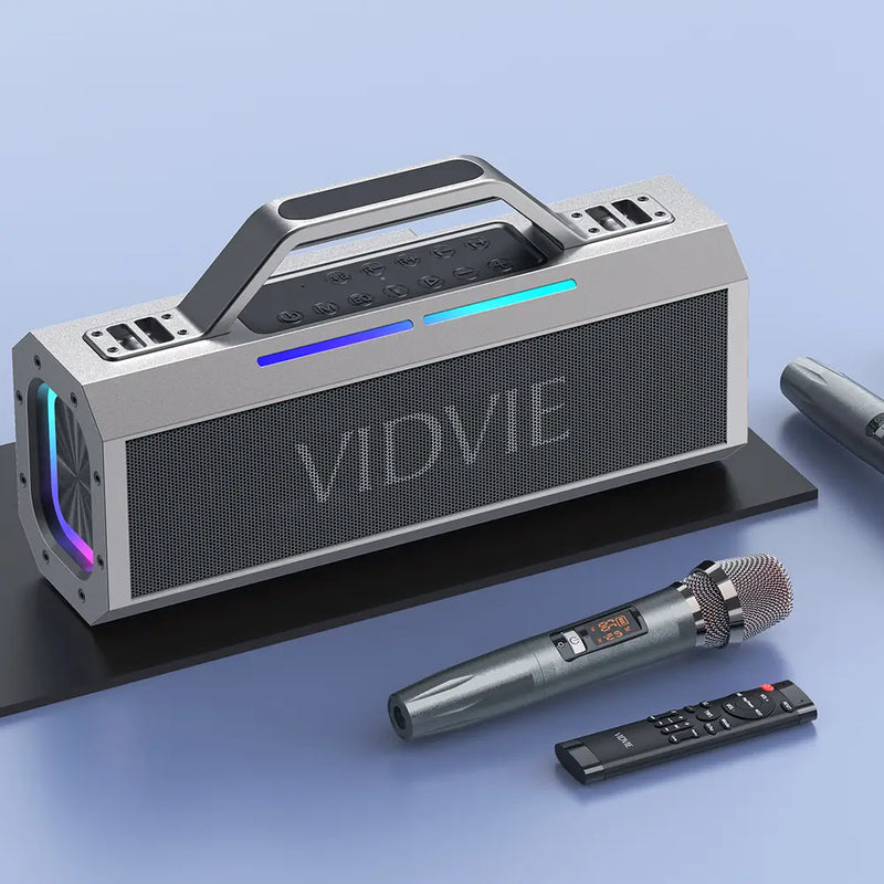 VIDVIE X Portable Heavy Metal Bass TWS 150W Party Wireless Speaker