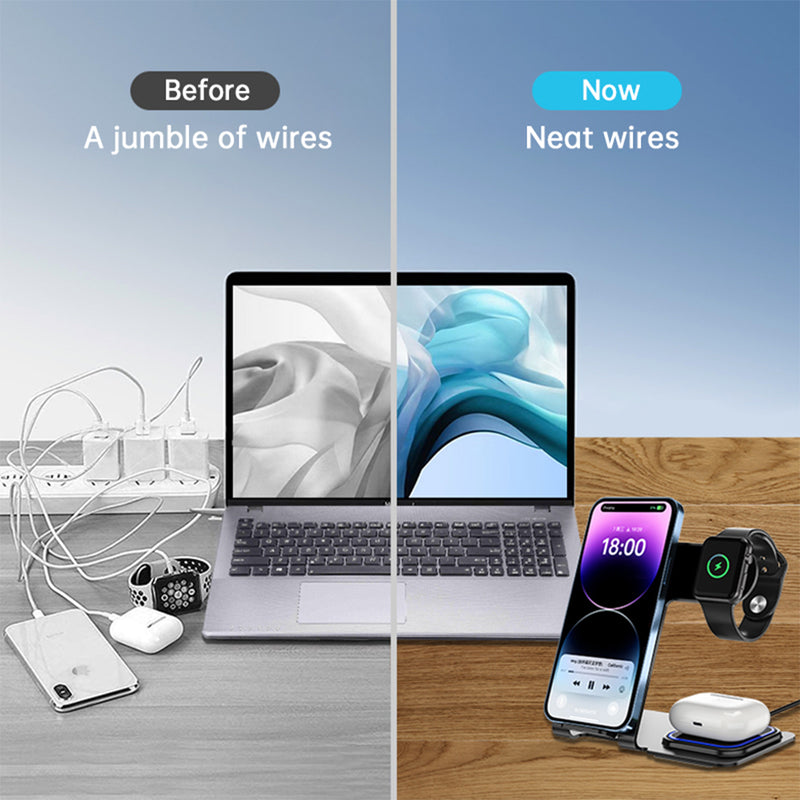 VIDVIE Magnetic Wireless Charging Station For Apple Series