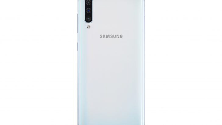 Samsung Galaxy A50 white rear