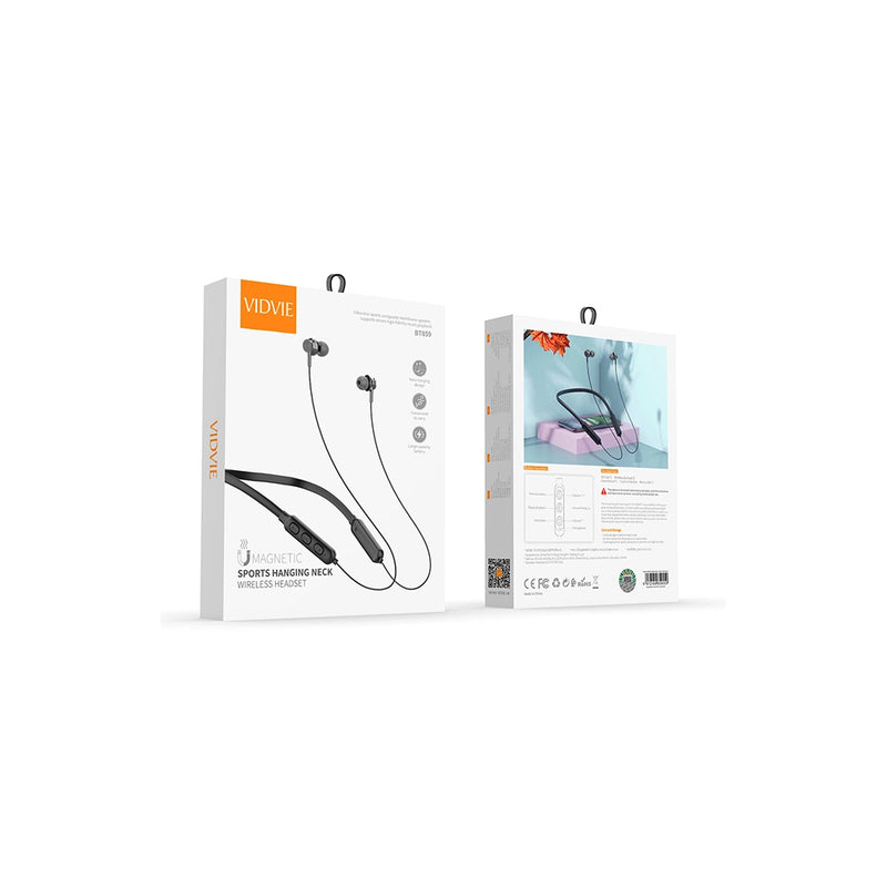 VIDVIE Silicone Neckband Wireless Earphone