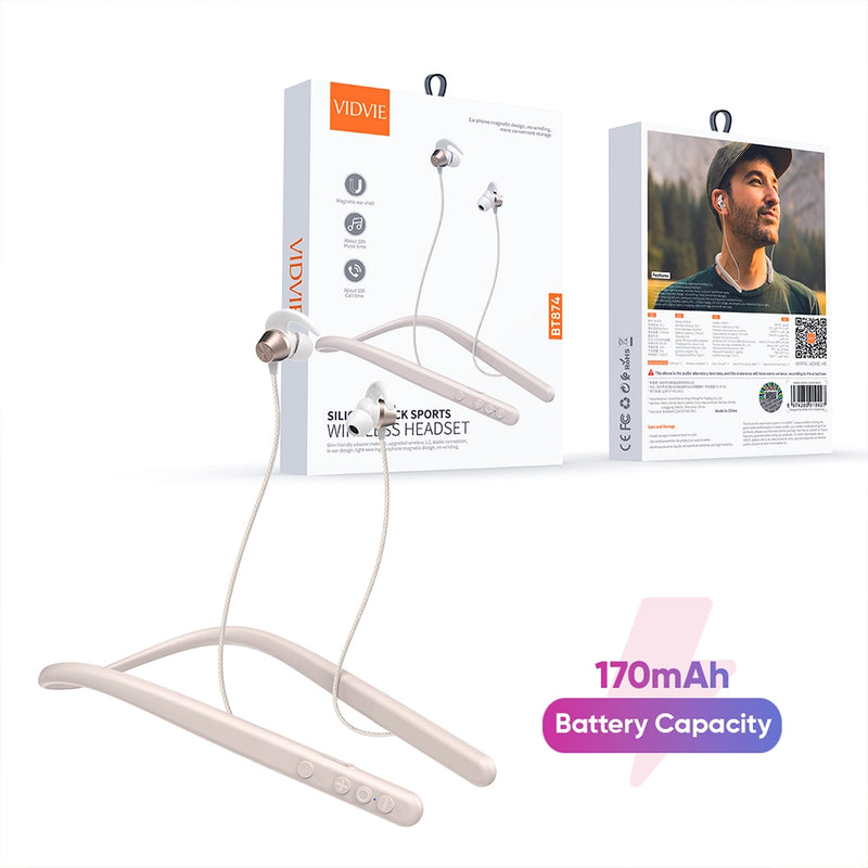 VIDVIE Neckband Wireless Earphones