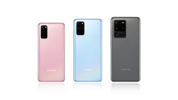 Samsung Galaxy S20 lineup