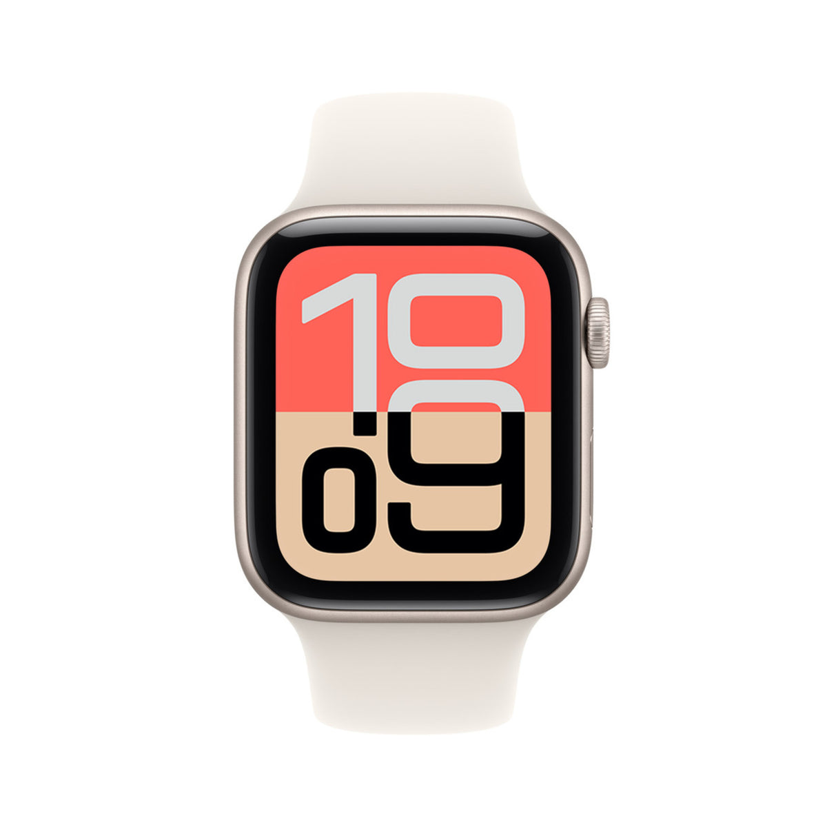 Apple Watch SE 3 44mm Aluminium Starlight side