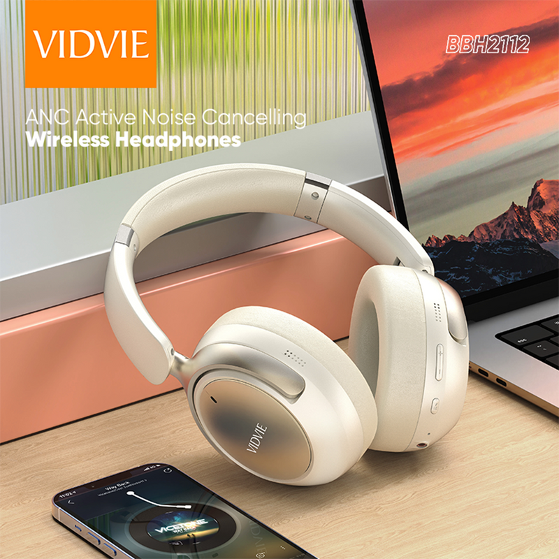 VIDVIE Wireless Noise Cancelling Headphones